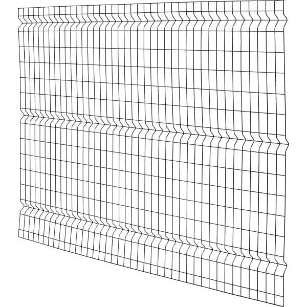 3D-Einstabmattenzaun Anthrazit 150 x 200 cm