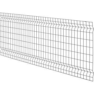 3D-Einstabmattenzaun Anthrazit 80 x 200 cm