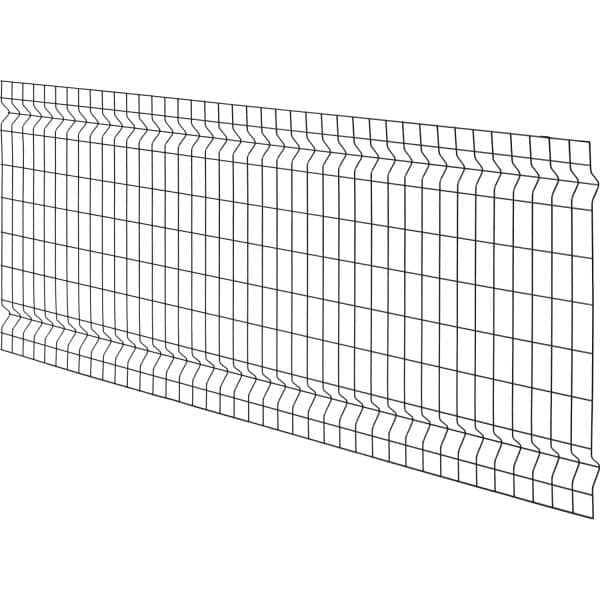 3D-Einstabmattenzaun Anthrazit 80 x 200 cm
