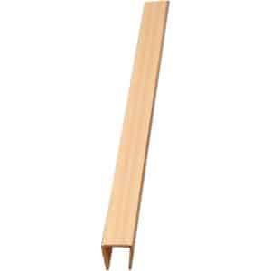 Abdeck-Profil für Kunststoff-Matte Bambusfarbig Breite 150 cm