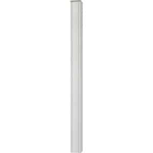 Aluminium-Pfosten mit Kappe 95 cm x 7 cm x 7 cm