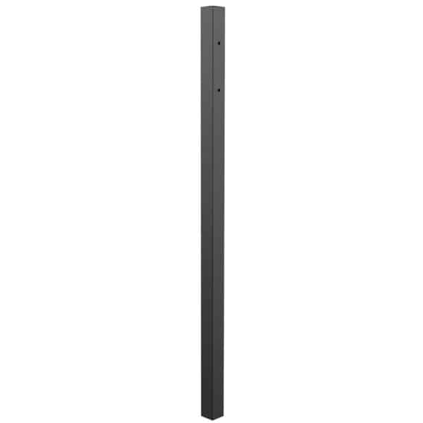 Anschlagpfosten für Einzeltor Anthrazit z. Einbetonieren Ø 6 cm Höhe 150 cm