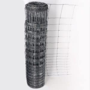 Aquagart 100m Wildzaun Forstzaun Weidezaun Knotengeflecht Drahtzaun 120/16/15