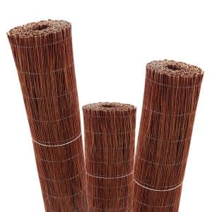 Aquagart Weidenmatte 40m x 100 cm I Sichtschutzmatte Aus Weiden Sichtschutz Für Garten