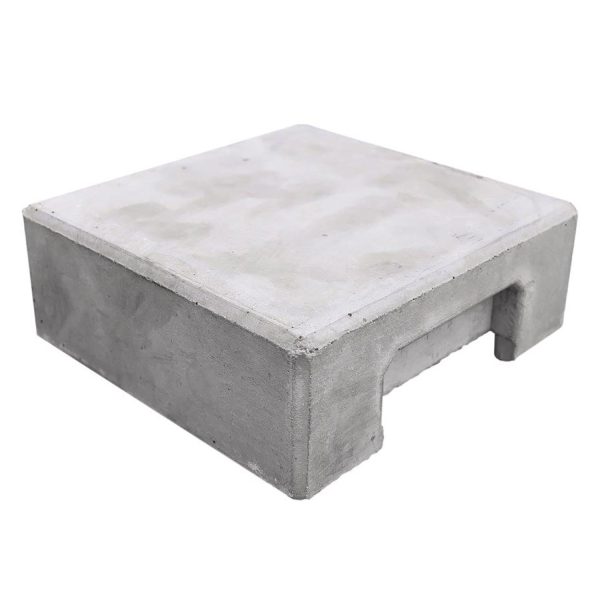 Beckers Betonzaun Eckpfostenkappe Klassik Flach 14 cm x 14 cm x 5 cm