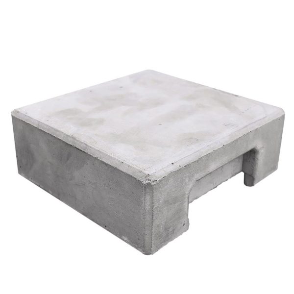 Beckers Betonzaun Zwischenpfostenkappe Klassik Flach 14 cm x 14 cm x 5 cm