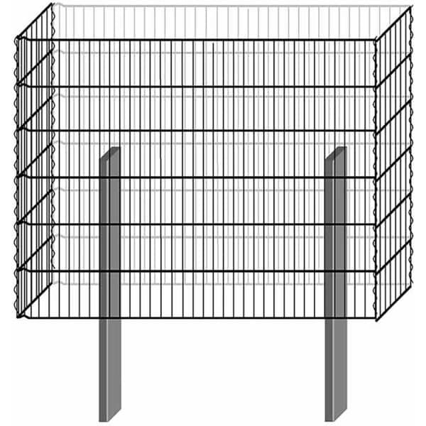 Bellissa Gabione Limes Pico23 Bausatz 90 cm x 115 cm x 23 cm