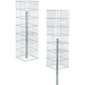 Bellissa Gabionen Steinsäule pronto eckig Verzinkt 30x30x195 cm