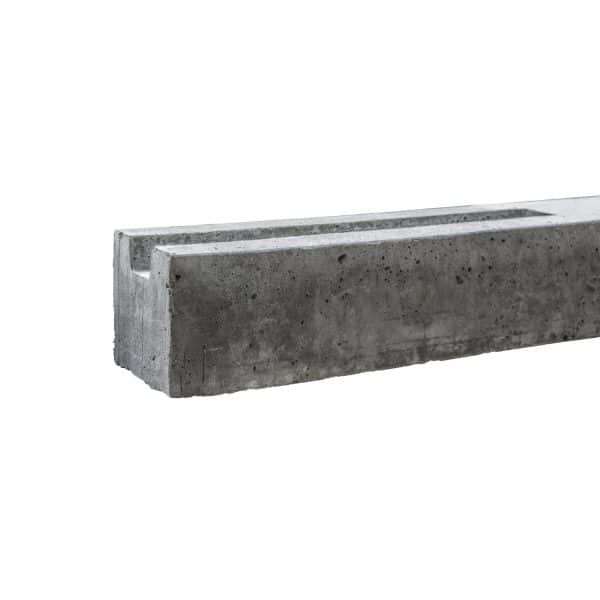 Betonzaun-Anfangspfosten einseitig 210 cm