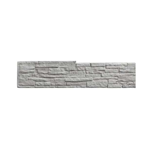 Betonzaun Ober-/ Unterplatte Nostalgie 144 cm x 30 cm x 4