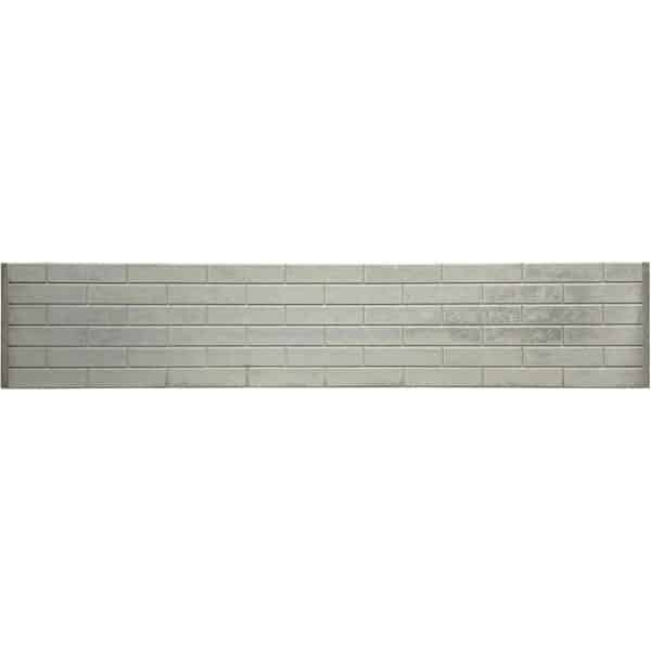 Betonzaun-Platte Steinglatt 200 cm x 38