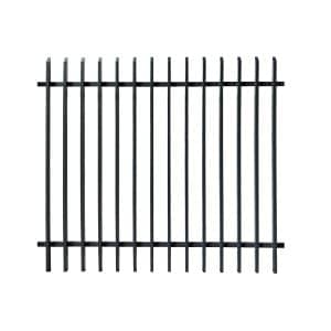 Dekor-Aluminiumzaun Porto Zaunhöhe 200 cm x 180 cm Anthrazit