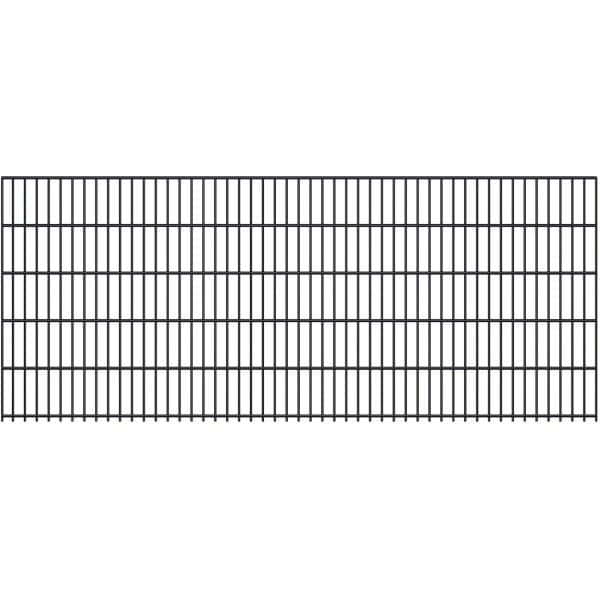 Doppelstabmatte 6/5/6 mm Anthrazit 250 cm x 103 cm