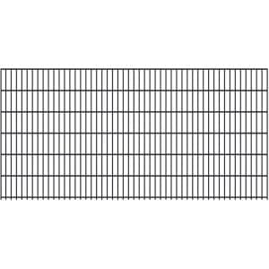 Doppelstabmatte 6/5/6 mm Anthrazit 250 cm x 123 cm
