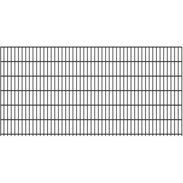 Doppelstabmatte 6/5/6 mm Anthrazit 250 cm x 123 cm
