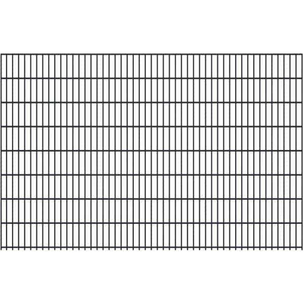 Doppelstabmatte 6/5/6 mm Anthrazit 250 cm x 163 cm