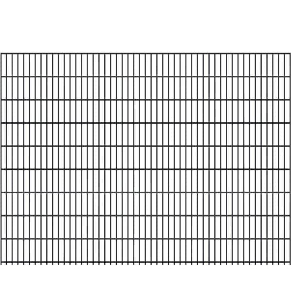 Doppelstabmatte 6/5/6 mm Anthrazit 250 cm x 183 cm