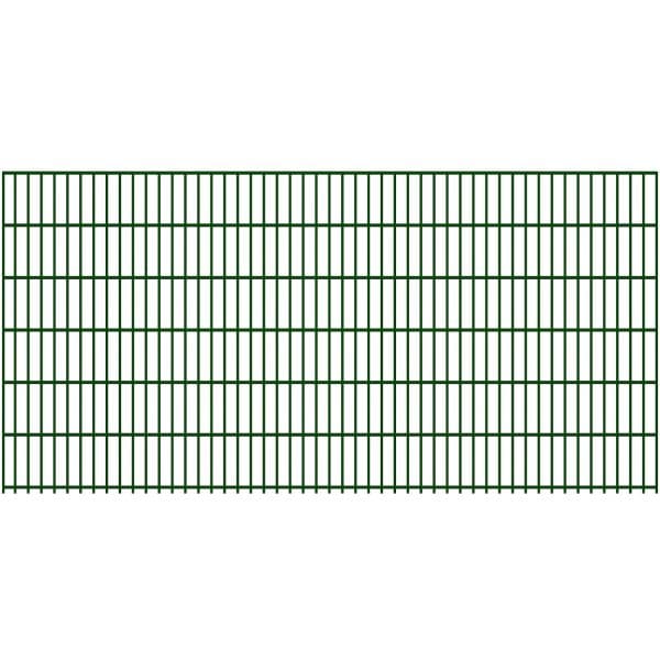 Doppelstabmatte 6/5/6 mm Moosgrün 250 cm x 123 cm