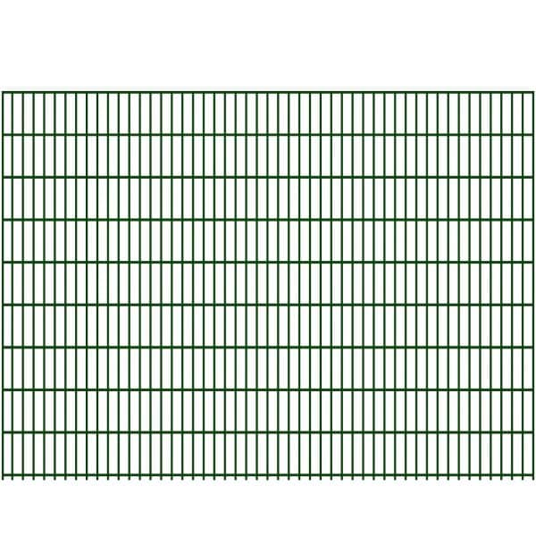 Doppelstabmatte 6/5/6 mm Moosgrün 250 cm x 183 cm