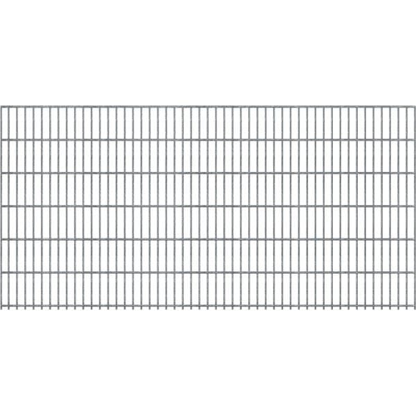 Doppelstabmatte 6/5/6 mm Zink 250 cm x 123 cm