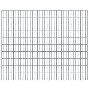 Doppelstabmatte 6/5/6 mm Zink 250 cm x 203 cm