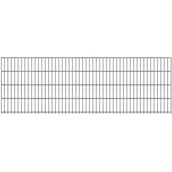 Doppelstabmatte 6/5/6 mm Zink 250 cm x 83 cm