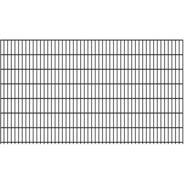 Doppelstabmatte 8/6/8 mm Anthrazit 250 cm x 143 cm
