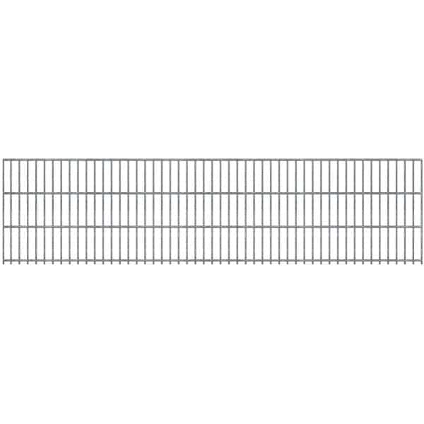 Doppelstabmatte 8/6/8 mm Zink 250 cm x 63 cm