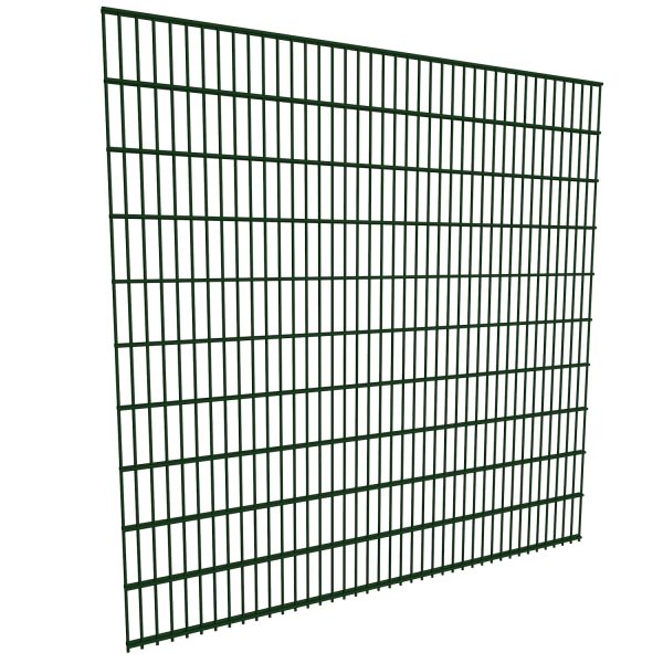 Doppelstabmatte Basic 203 cm x 200 cm Moosgrün