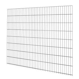 Doppelstabmattenzaun Metall 163 cm x 201 cm Anthrazit