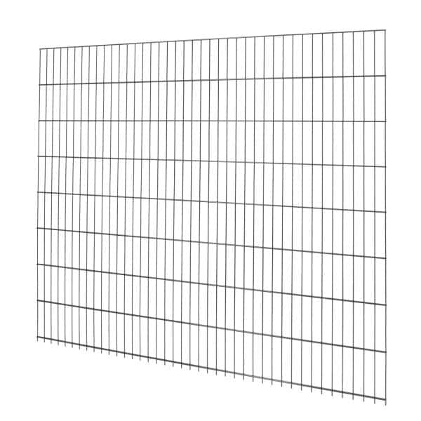 Doppelstabmattenzaun Metall 163 cm x 201 cm Anthrazit