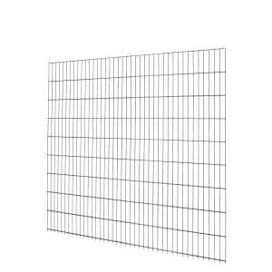 Doppelstabmattenzaun Metall 183 cm x 201 cm Anthrazit