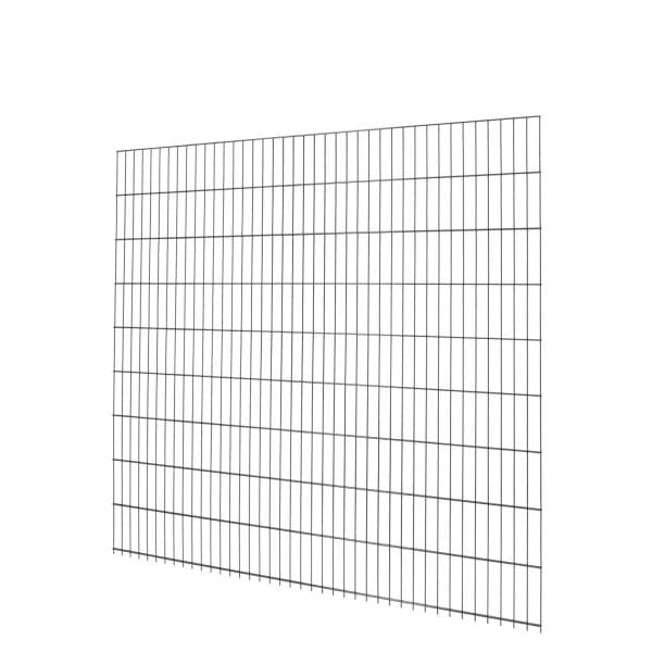 Doppelstabmattenzaun Metall 183 cm x 201 cm Anthrazit