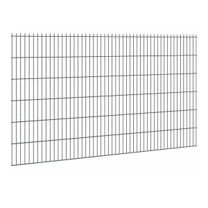 Doppelstabmattenzaun Stärke 6/5/6 Anthrazit 123 x 251 cm