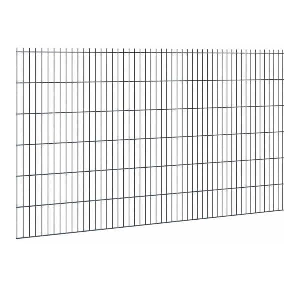 Doppelstabmattenzaun Stärke 6/5/6 Anthrazit 123 x 251 cm