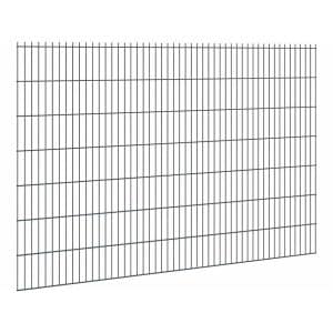 Doppelstabmattenzaun Stärke 6/5/6 Anthrazit 143 x 251 cm