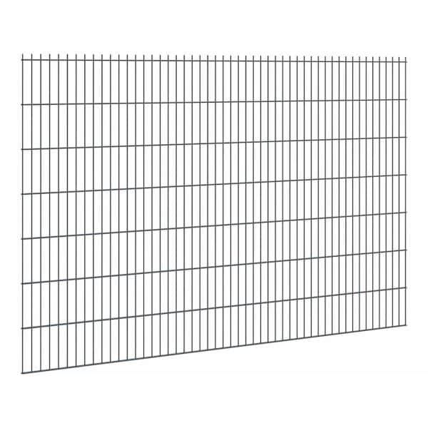Doppelstabmattenzaun Stärke 6/5/6 Anthrazit 143 x 251 cm