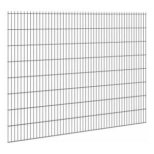 Doppelstabmattenzaun Stärke 6/5/6 Anthrazit 163 x 251 cm