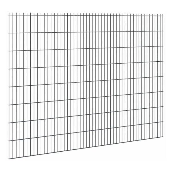 Doppelstabmattenzaun Stärke 6/5/6 Anthrazit 163 x 251 cm