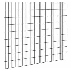 Doppelstabmattenzaun Stärke 6/5/6 Anthrazit 183 x 251 cm