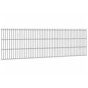 Doppelstabmattenzaun Stärke 6/5/6 Anthrazit 63 x 251 cm