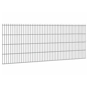 Doppelstabmattenzaun Stärke 6/5/6 Anthrazit 83 x 251 cm
