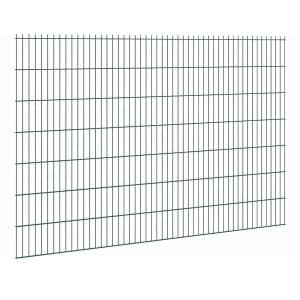 Doppelstabmattenzaun Stärke 6/5/6 Grün 143 x 251 cm