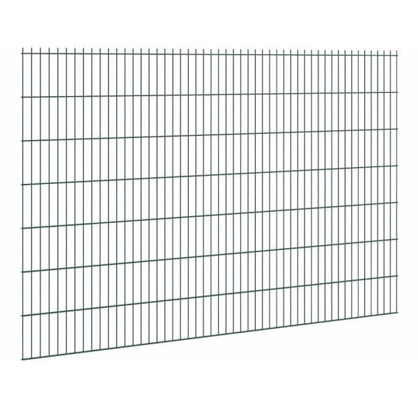 Doppelstabmattenzaun Stärke 6/5/6 Grün 143 x 251 cm