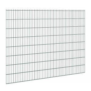 Doppelstabmattenzaun Stärke 6/5/6 Grün 163 x 251 cm
