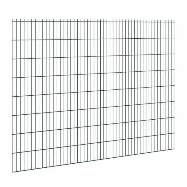 Doppelstabmattenzaun Stärke 6/5/6 Grün 163 x 251 cm