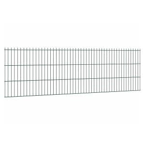 Doppelstabmattenzaun Stärke 6/5/6 Grün 63 x 251 cm