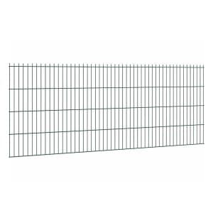 Doppelstabmattenzaun Stärke 6/5/6 Grün 83 x 251 cm