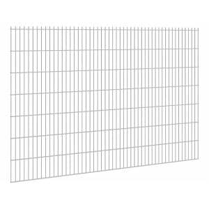Doppelstabmattenzaun Stärke 6/5/6 Verzinkt 143 x 251 cm