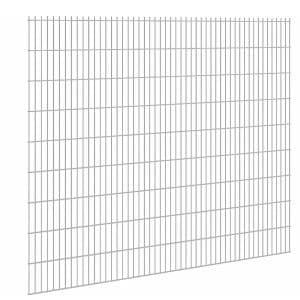 Doppelstabmattenzaun Stärke 6/5/6 Verzinkt 183 x 251 cm